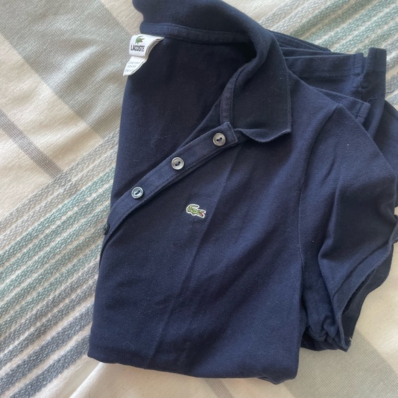 Lacoste Navy Blue Polo Shirt - Picture 2 of 3